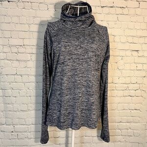 Nike Running Shirt Hooded Long Sleeve Dark Blue